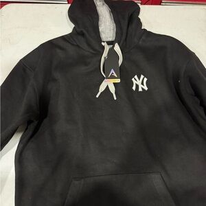 New York Yankees Black Hoodie with Logo